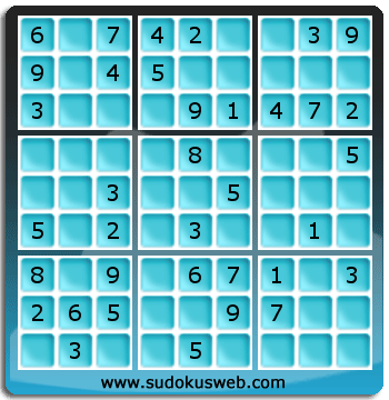 Sudoku von einfacher höhe