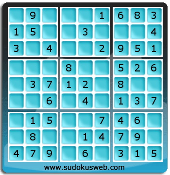 Sudoku de Niveau Très Facile Sudoku de Niveau Très Facile
