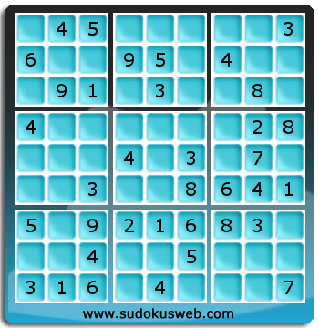 Sudoku de Niveau Facile Sudoku de Niveau Facile