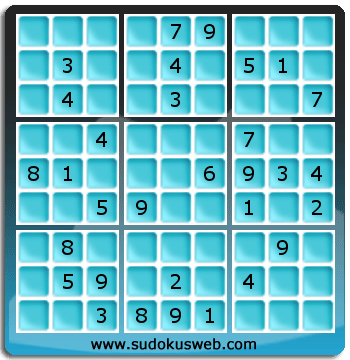 Sudoku von mittelmässiger höhe