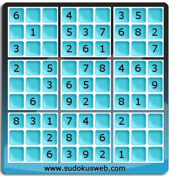 Sudoku de Nivel Muy Fácil