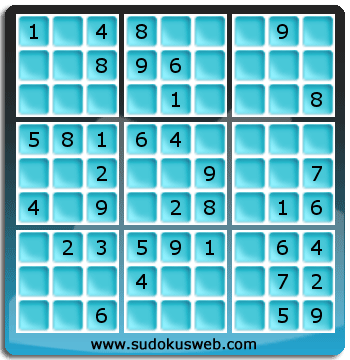 Sudoku von einfacher höhe Sudoku von einfacher höhe