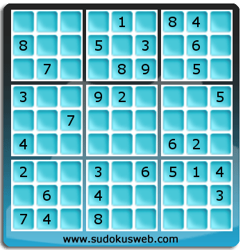 Sudoku von mittelmässiger höhe