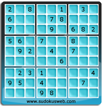 Sudoku von mittelmässiger höhe