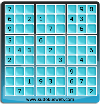 Sudoku von mittelmässiger höhe