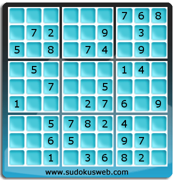 Sudoku von einfacher höhe