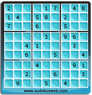 Sudoku von mittelmässiger höhe