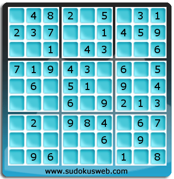 Sudoku de Nivel Muy Fácil