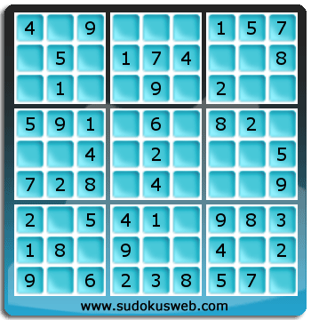 Sudoku von sehr einfacher höhe