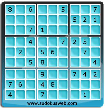 Sudoku von mittelmässiger höhe Sudoku von mittelmässiger höhe