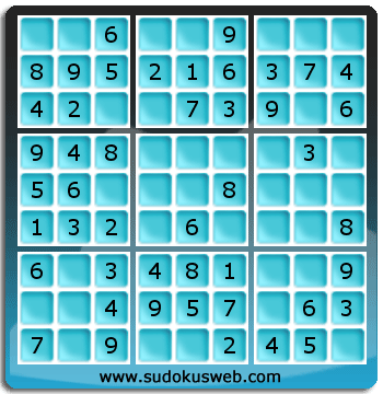 Sudoku de Niveau Très Facile Sudoku de Niveau Très Facile