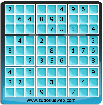 Sudoku von einfacher höhe