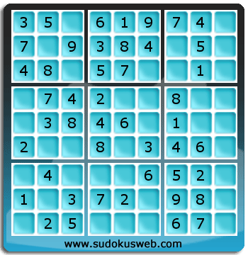 Sudoku de Niveau Très Facile Sudoku de Niveau Très Facile
