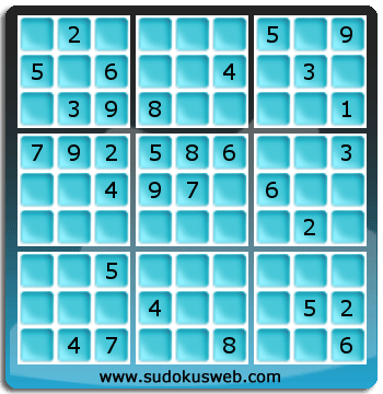 Sudoku von mittelmässiger höhe