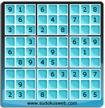 Sudoku de Niveau Facile Sudoku de Niveau Facile