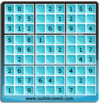 Sudoku de Nivel Muy Fácil