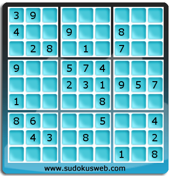 Sudoku von mittelmässiger höhe