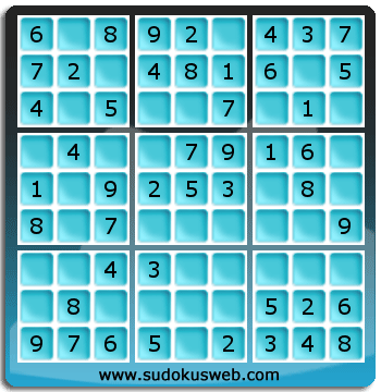 Sudoku de Niveau Très Facile