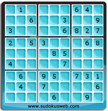 Sudoku von mittelmässiger höhe