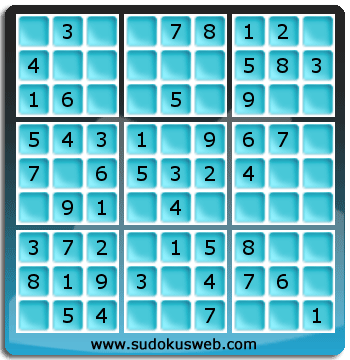 Sudoku de Nivel Muy Fácil