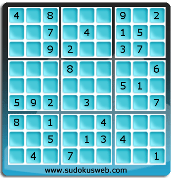 Sudoku von mittelmässiger höhe