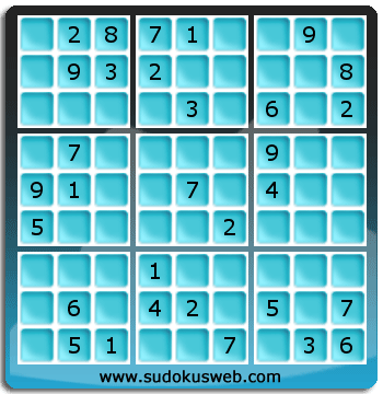 Sudoku von mittelmässiger höhe