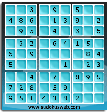 Sudoku de Niveau Très Facile