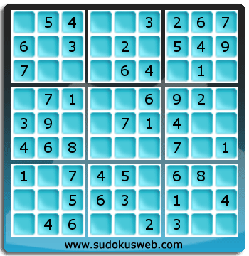 Sudoku de Nivel Muy Fácil