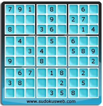 Sudoku de Niveau Facile Sudoku de Niveau Facile