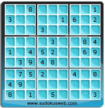 Sudoku von mittelmässiger höhe