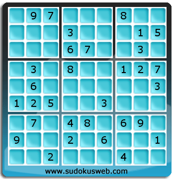 Sudoku von mittelmässiger höhe