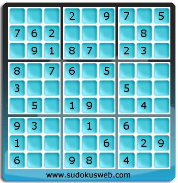 Sudoku von einfacher höhe Sudoku von einfacher höhe