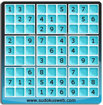 Sudoku de Niveau Très Facile Sudoku de Niveau Très Facile