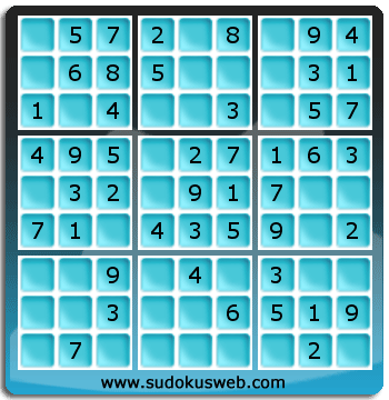 Sudoku de Niveau Très Facile