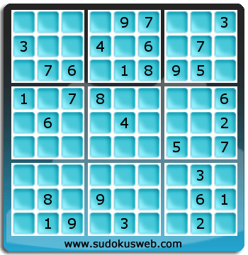 Sudoku von mittelmässiger höhe