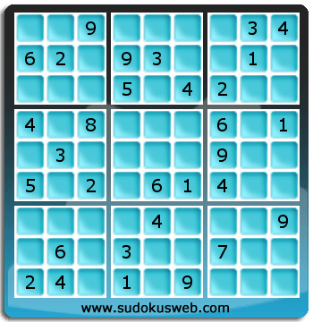 Sudoku von mittelmässiger höhe