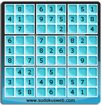 Sudoku de Niveau Très Facile Sudoku de Niveau Très Facile
