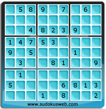 Sudoku von mittelmässiger höhe