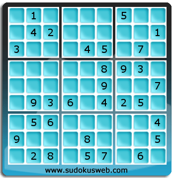 Sudoku von mittelmässiger höhe