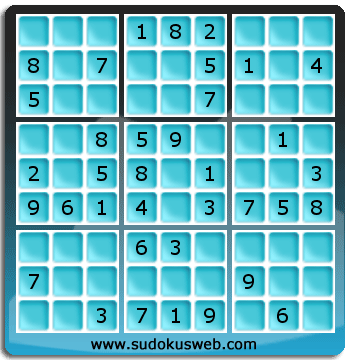 Sudoku von einfacher höhe