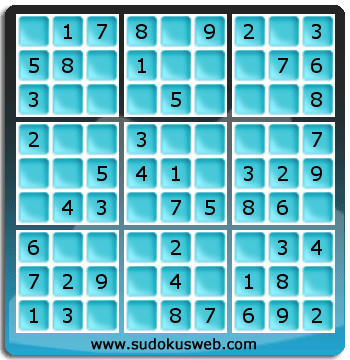 Sudoku de Niveau Très Facile