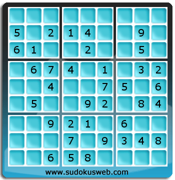 Sudoku von einfacher höhe