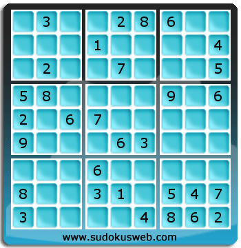 Sudoku von mittelmässiger höhe