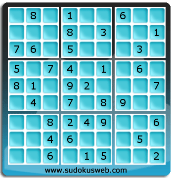 Sudoku von einfacher höhe