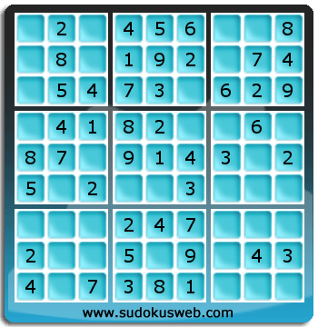 Sudoku von sehr einfacher höhe