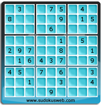 Sudoku von mittelmässiger höhe