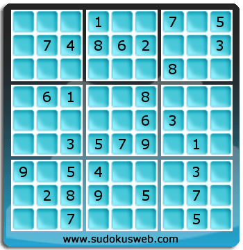 Sudoku von mittelmässiger höhe