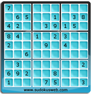 Sudoku von mittelmässiger höhe