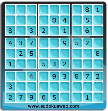 Sudoku von einfacher höhe