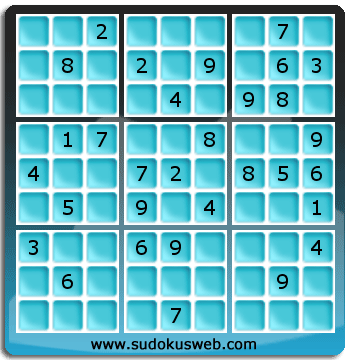 Sudoku von mittelmässiger höhe